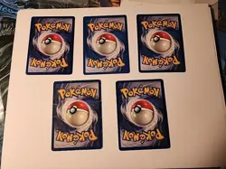Pokemon Base Set Unlimited Card Lot Of 42 Common, Uncommon, And Rares! Damaged - Image 2