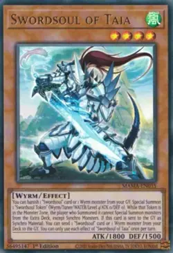 Swordsoul of Taia - MAMA-EN035 - Ultra Rare - 1st Edition Near Mint Yugioh! Card - Image 1