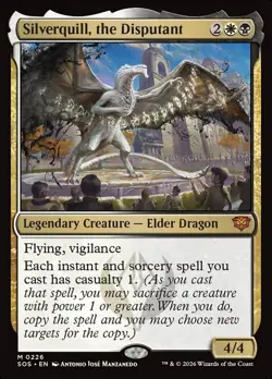 Silverquill, the Disputant X1 FOIL -NM/M- Secrets of Strixhaven - Image 1