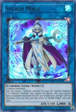 Splash Mage - GFTP-EN106 - Ultra Rare - 1st Edition Near Mint Yugioh! Card - Image 1