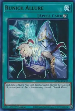 Runick Allure - MP23-EN240 - Ultra Rare - 1st Edition Near Mint Yugioh! Card - Image 1