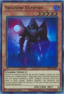 Shadow Vampire - GFP2-EN071 - Ultra Rare - 1st Edition Near Mint Yugioh! Card - Image 1