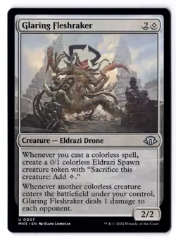 Glaring Fleshraker NM* Modern Horizons 3 ENGLISH 0007 mtg -UnltdCards - Image 1