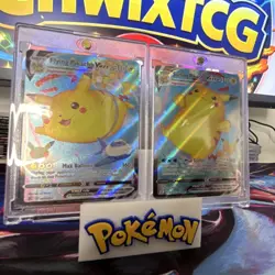 Pokemon Celebrations Flying Pikachu VMAX & Surfing Pikachu VMAX Holo 2 Card Lot - Image 2