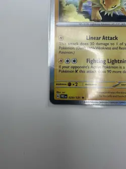 Jolteon 029/131 – Scarlet & Violet: 151 Set – Holo Rare – Pokemon TCG - Image 4