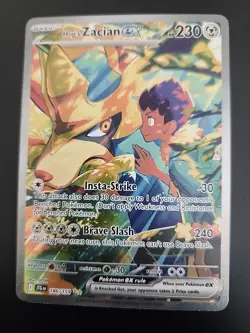 Hop's Zacian ex 186/159 Sv09: Journey Together Holo Pokemon - Image 1