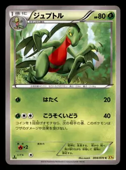 Grovyle 004/070 XY5 Gaia Volcano Pokemon Japanese Moderately Played - Image 1