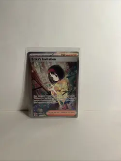 Pokemon TCG Scarlet & Violet Trainer Supporter Erika's Invitation 203/165 - Image 1