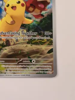 Pokemon TCG Pikachu SVP #027 Scarlet & Violet Paldea Evolved Black Star Pro NM - Image 4