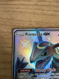Rayquaza GX 177a/168 Pokemon TCG Hidden Fates Alternate Art Shiny Promo Card - Image 4