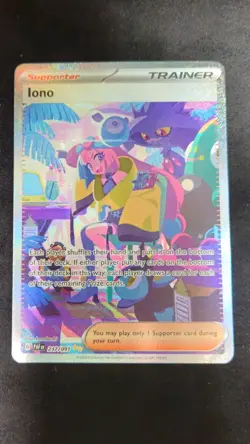 Iono 237/091 Special Illustration Rare Paldean Fates Pokemon TCG - Image 2