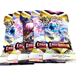 Pokemon Lost Origin Sleeved Booster, 5 Packs Total Sealed (Random Pack Art) - Image 1
