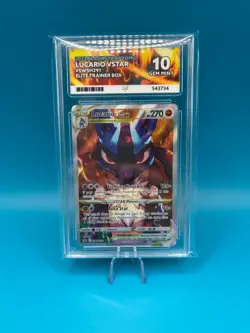 Pokemon TCG - Lucario VSTAR Sword & Shield Promo SWSH291 ACE 10 - Image 1