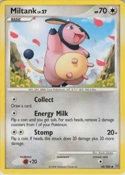 Miltank 44/100 Uncommon Stormfront Pokemon Lightly Played - Image 1