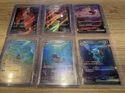 MINT - Pokemon Korean God Pack Charizard 151 & Blastoise SAR Full Evolution Set - Image 1