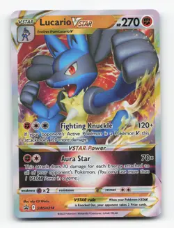 Pokemon TCG - Lucario VSTAR SWSH214 Near Mint Holo Promo Sword & Shield Promo - Image 1