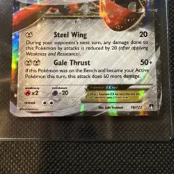 (NM) Scizor EX Breakpoint 76/122 Holo Ultra Rare Pokemon TCG - Image 4