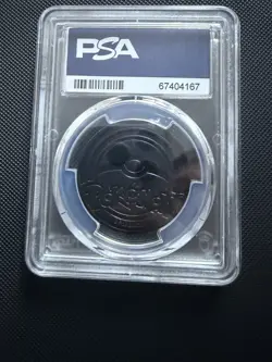 2014 Mega Gengar Coin: Purple - Pokemon XY "Bolt Twister" Theme Deck Coin PSA 9 - Image 5