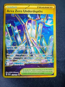 Area Zero Underdepths Holofoil Hyper Rare Pokemon SV07: Stellar Crown 174/142 NM - Image 1