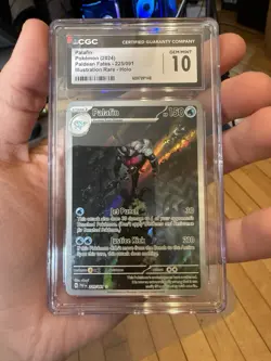 Pokemon Palafin Illustration Rare Holo Paldean Fates 225/091 CGC Gem Mint 10 - Image 1