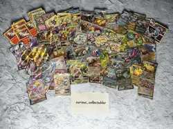 Massive 1000 Pokemon Card Lot - Over 100 Foils, Rares, V's, EX's - NO DUPLICATES - Image 2