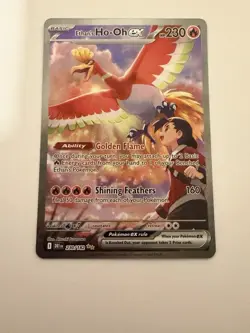 Pokemon TCG Ethan's Ho-Oh EX Sir 230/182 Destined Rivals - Image 1