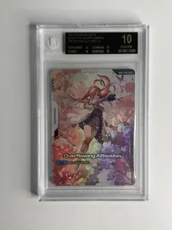 Overflowing Affection GD01-118 Alt Art - Gundam Card Game BETA BGS 10 Black - Image 1