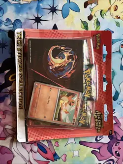 Pokemon Charmander Tech Sticker Collection Ascended Heroes 3x Booster Packs- New - Image 1