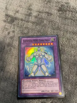 Elemental HERO Terra Firma - LCGX-EN075 - Super Rare - 1st Edition - LP - Image 2