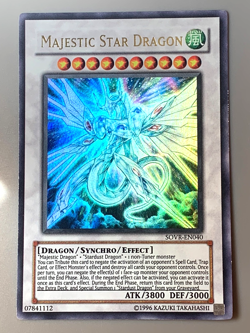 yugioh Majestic Star Dragon SOVR-EN040 Unlimited Edition Ultra Rare near mint - Image 2