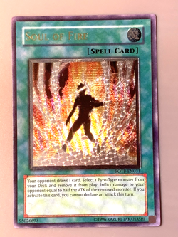 yugioh Soul of Fire FOTB-EN031 Ultimate rare unlimited Edition near mint - Image 1