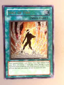 yugioh Soul of Fire FOTB-EN031 Ultimate rare unlimited Edition near mint - Image 3