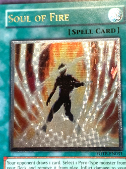 yugioh Soul of Fire FOTB-EN031 Ultimate rare unlimited Edition near mint - Image 4