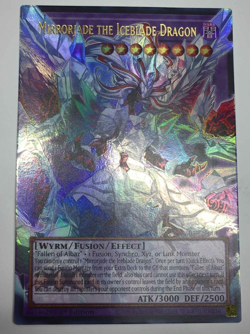 RA05-EN148 Mirrorjade the Iceblade Dragon Extended Art Ultra Rare YuGiOh - Image 1