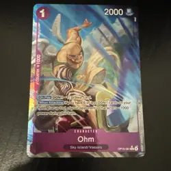 One Piece TCG OP15-061 Ohm Alt Art Rare English Pack Fresh - Image 1