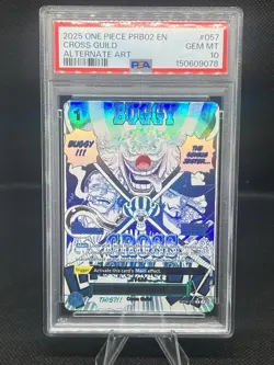 One Piece PRB02 English Cross Guild Alternate Art #OP09-057 PSA 10 - Image 1