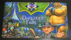World of Warcraft TCG Darkmoon Faire Playmat WoW Free Shipping - Image 1