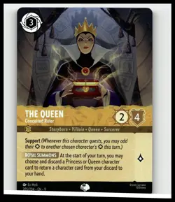 Disney Lorcana The Queen 205/204 Epic Foil - Image 1