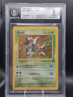 Pokemon Card Lot 2x Graded Slabs Pinsir Holo Jungle Vintage Golbat Deoxys Stamp - Image 3