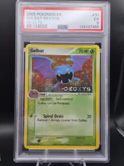 Pokemon Card Lot 2x Graded Slabs Pinsir Holo Jungle Vintage Golbat Deoxys Stamp - Image 5