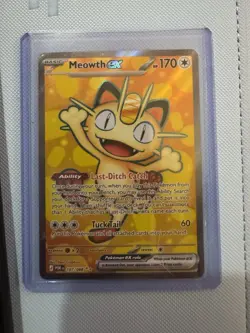 Pokemon TCG Meowth Card Perfect Order - Image 1