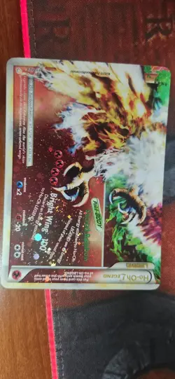 Ho-Oh Legend (Bottom) 112/123 Pokemon HeartGold SoulSilver Holo Ultra Rare Card - Image 1