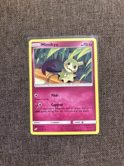 Mimikyu Rare 112/181 Sun & Moon Team Up Basic HP 70 Regular Pokemon Card - Image 1