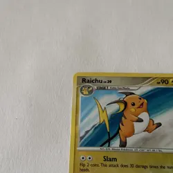 Raichu 3/17 Pokemon TCG Pop Series 9 Rare Cracked Ice Reverse Holo Card - Image 3