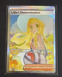 Pokemon TCG Lillie's Determination Mega Evolution Card 184/132 Sir English - Image 2