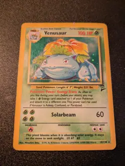 Venusaur - Pokemon Trading Card Game - Base Set 2 - Shiny Holo Rare - Image 1
