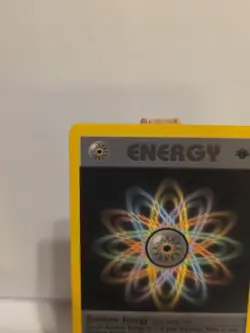 1st Edition Rainbow Energy 80/82 Team Rocket Non Holo Rare Pokemon Card LP - Image 1