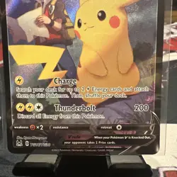 Pikachu V TG16/TG30 SWSH11: Lost Origin Trainer Gallery Ultra Rare Pokemon Card - Image 3