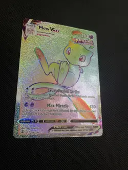 Pokemon Mew VMAX Full Art Card Secret Rare Rainbow Fusion Strike 268/264 - Image 4