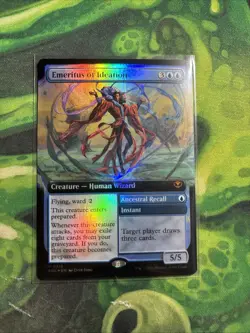 Emeritus of Ideation (Extended Art) Foil - Secrets of Strixhaven Magic MTG - Image 1